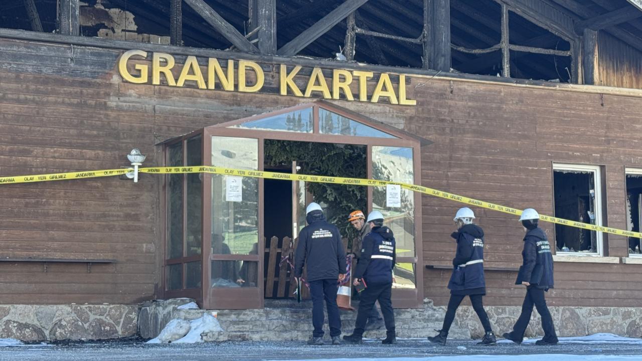 Bakanlık ekibi Burning Hotel'i inceledi