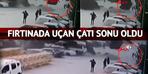 Ankara'da fırtınada korkunç ölüm!  Görüntüler dehşet vericiydi