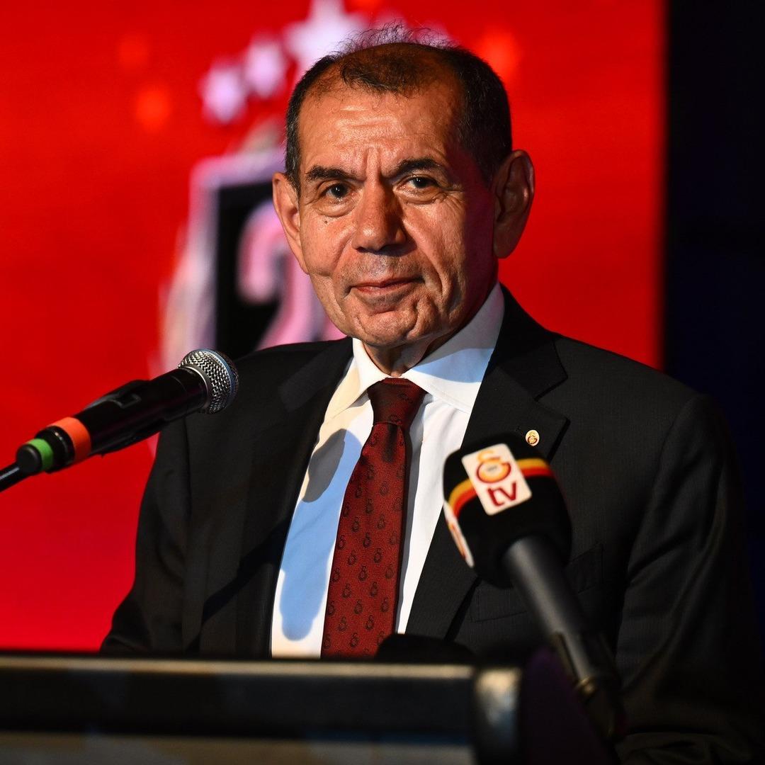Galatasaray Başkanı Dursun Özbek'ten ezeli rakiplerine gönderme!