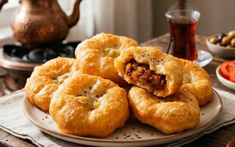 Çay demlenmeden hazır: Patatesli pişi tarifi