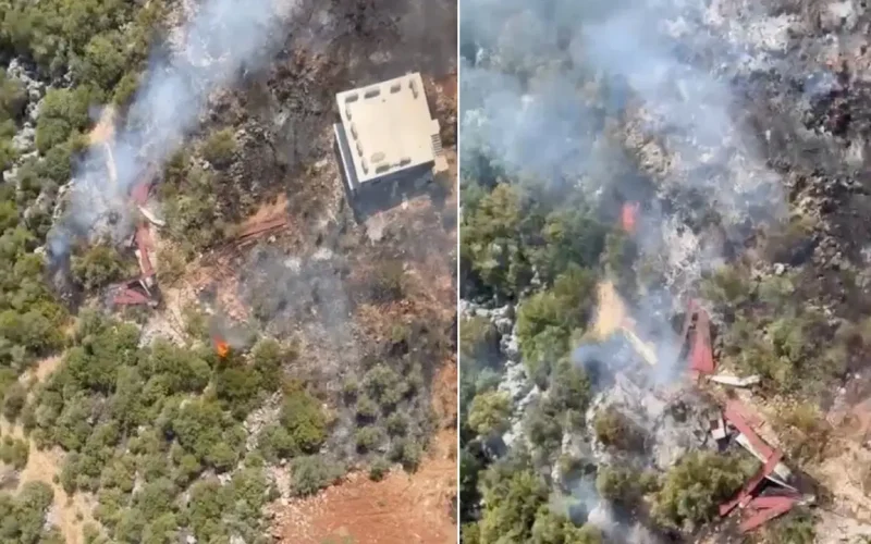 Antalya'da Orman Yangını Kontrol Altına Alınmaya Çalışılıyor
